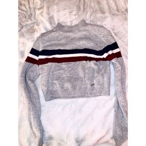 Long sleeve sweater, striped